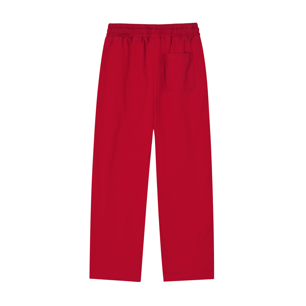 Striped Straight-Leg Sweatpants