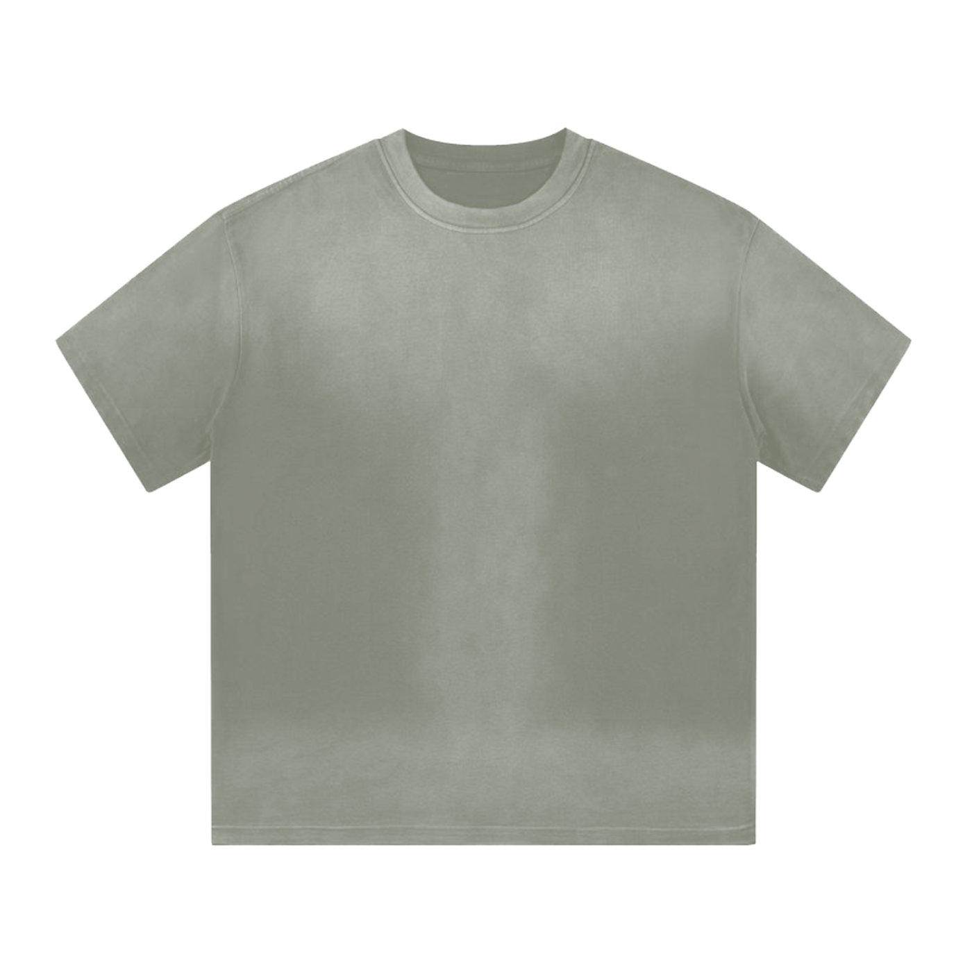 “I” Shape Gradient Washed Tee