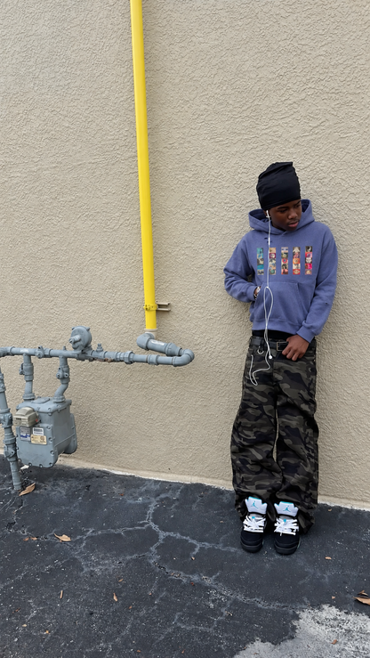 "diverge" v1 distressed hoodie