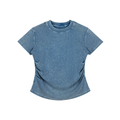 Vintage Washed Bodycon Cotton T-Shirt