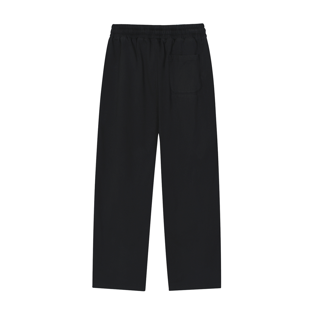 Striped Straight-Leg Sweatpants