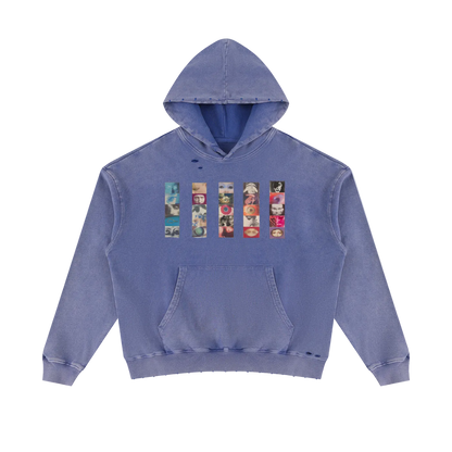 "diverge" v1 distressed hoodie