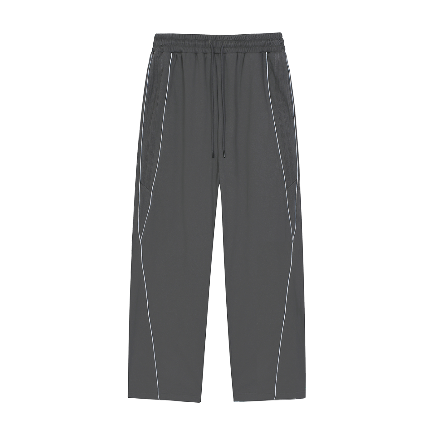 Striped Straight-Leg Sweatpants