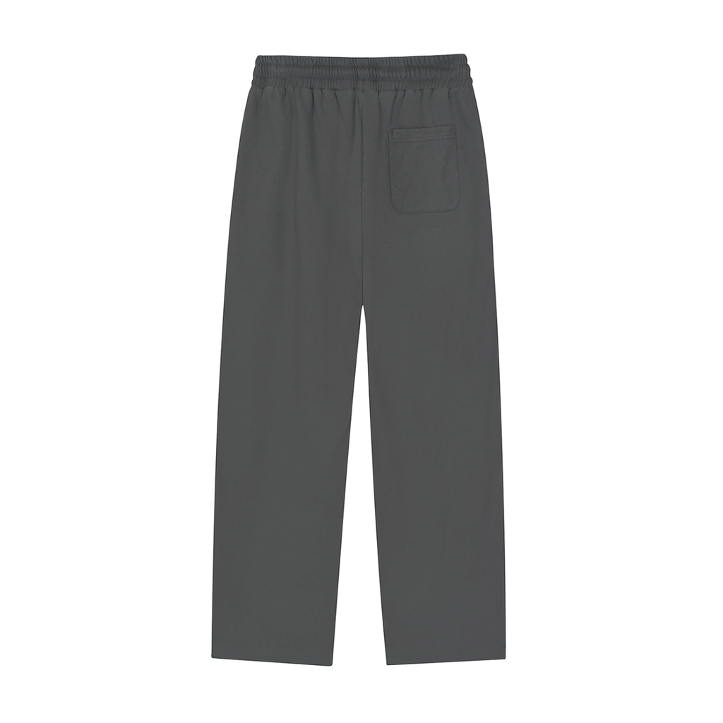 Striped Straight-Leg Sweatpants