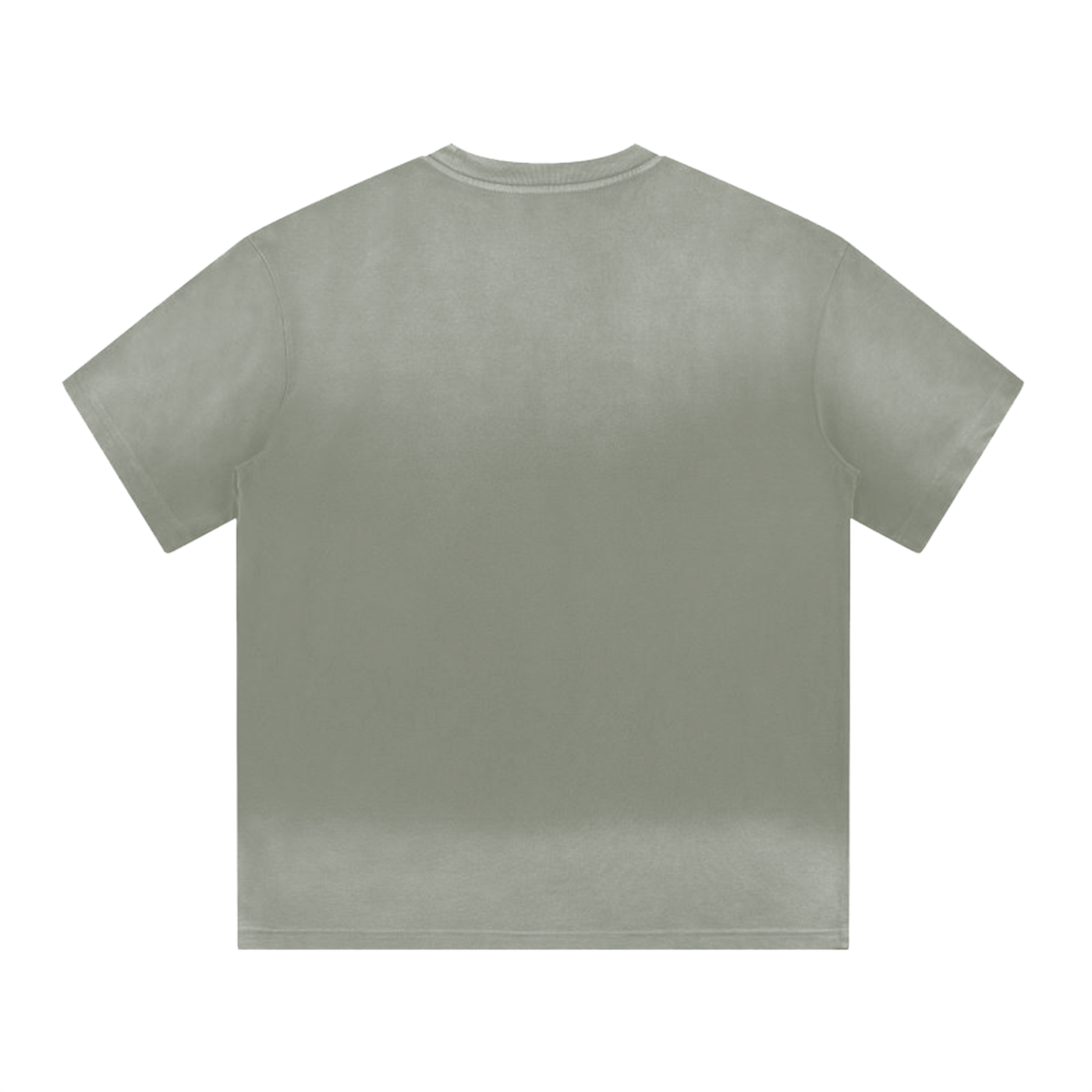 “I” Shape Gradient Washed Tee